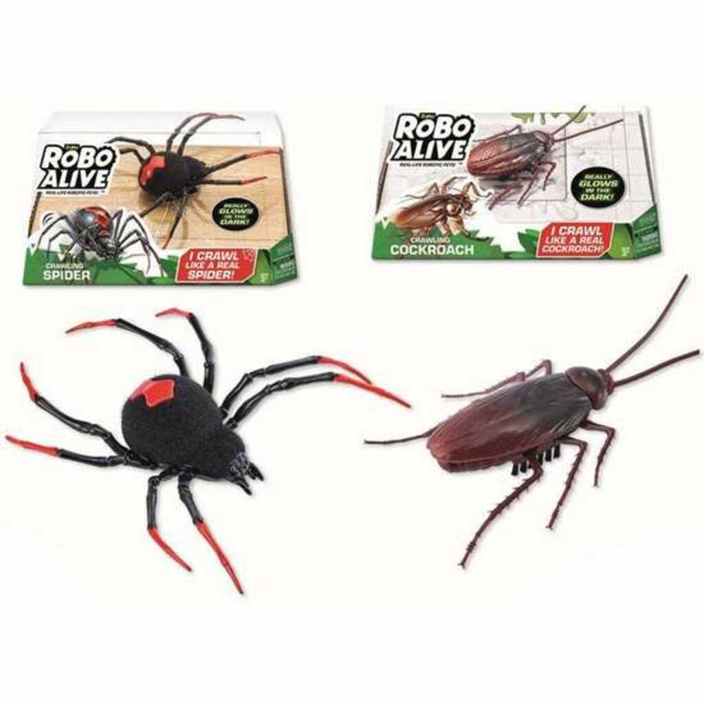 figura araña o cucaracha robo alive