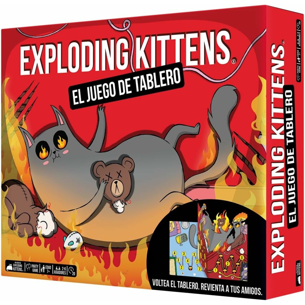 exploding kittens: el juego de tablero