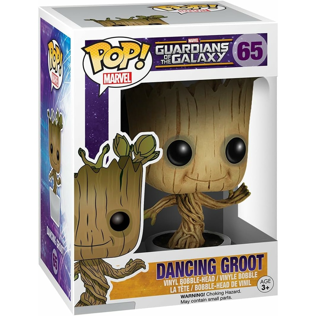 funko pop dancing groot - guardians of the galaxy