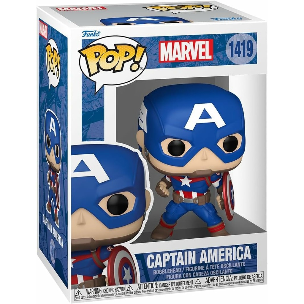 funko pop captain america marvel new classics