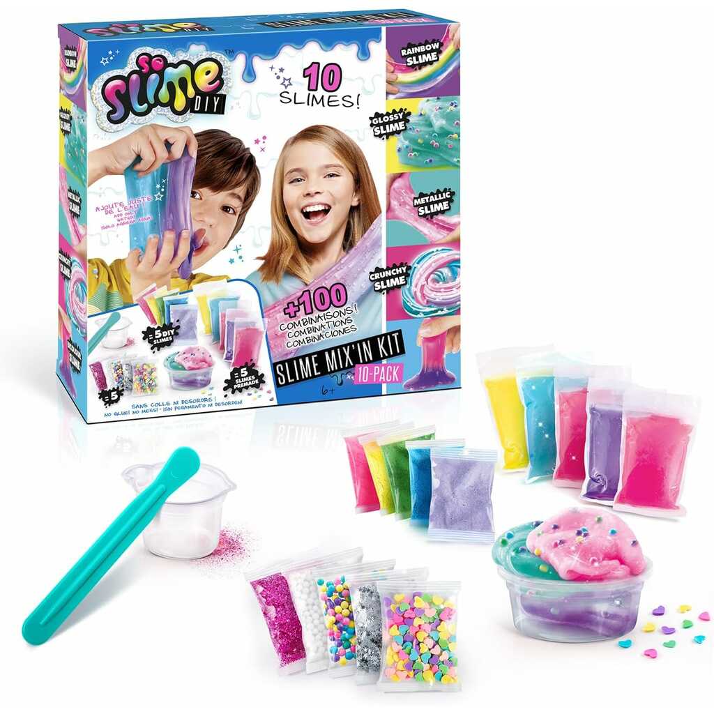 slime mix in kit 10 pack