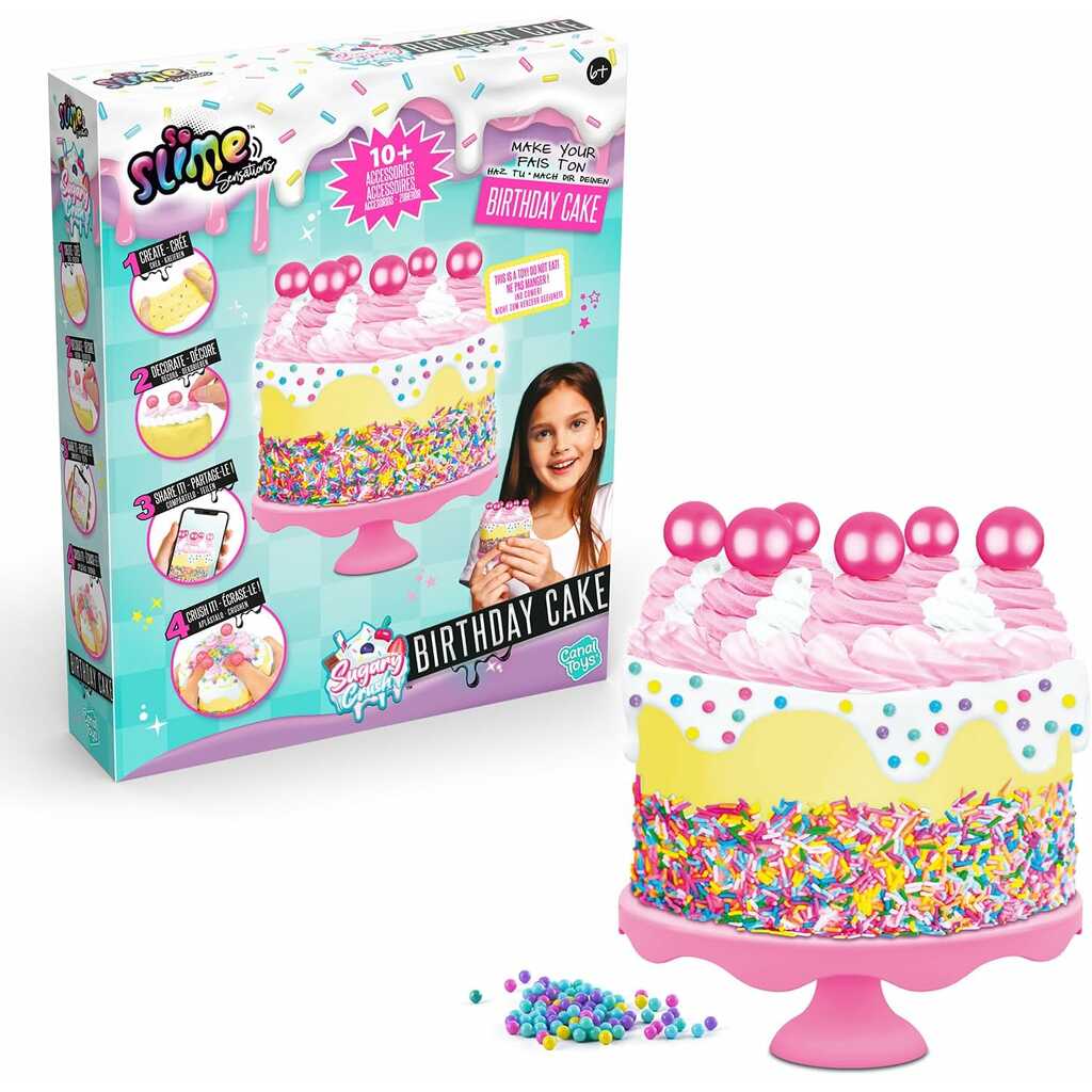 sugary crush birthday cake