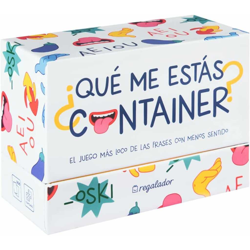 ¿qué me estás container? juego de mesa