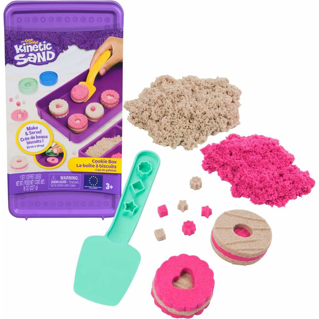 kinetic sand bandeja de cookies