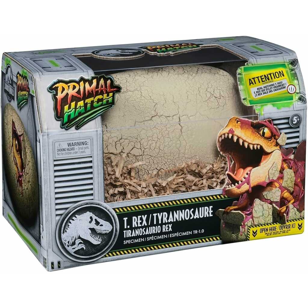 t-rex interactivo jurassic world