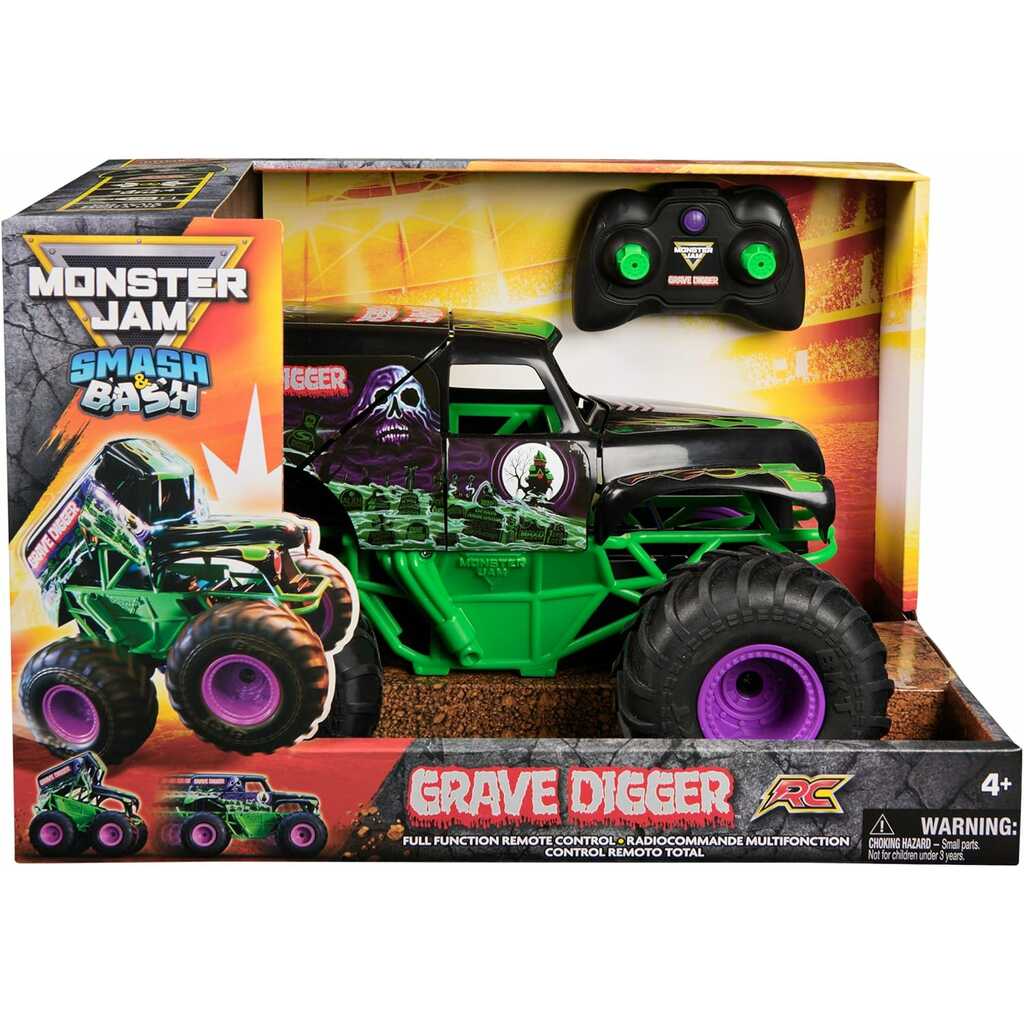 r/c smash & bash grave digger