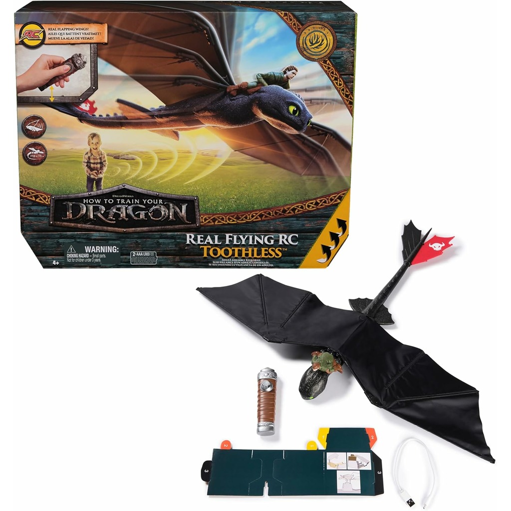 r/c dragón toothless volador