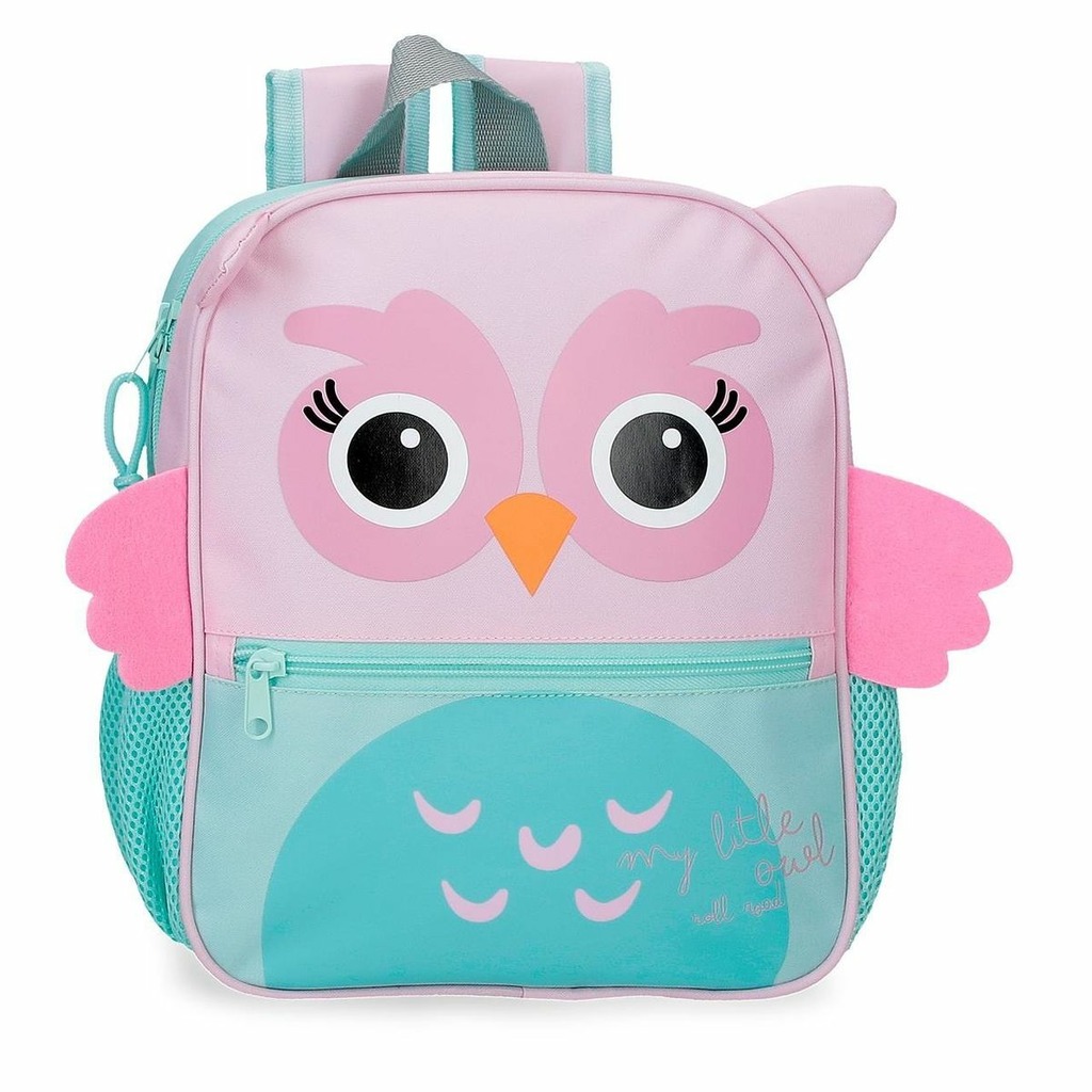 roll road mochila adap. 28cm "happy pets owl"