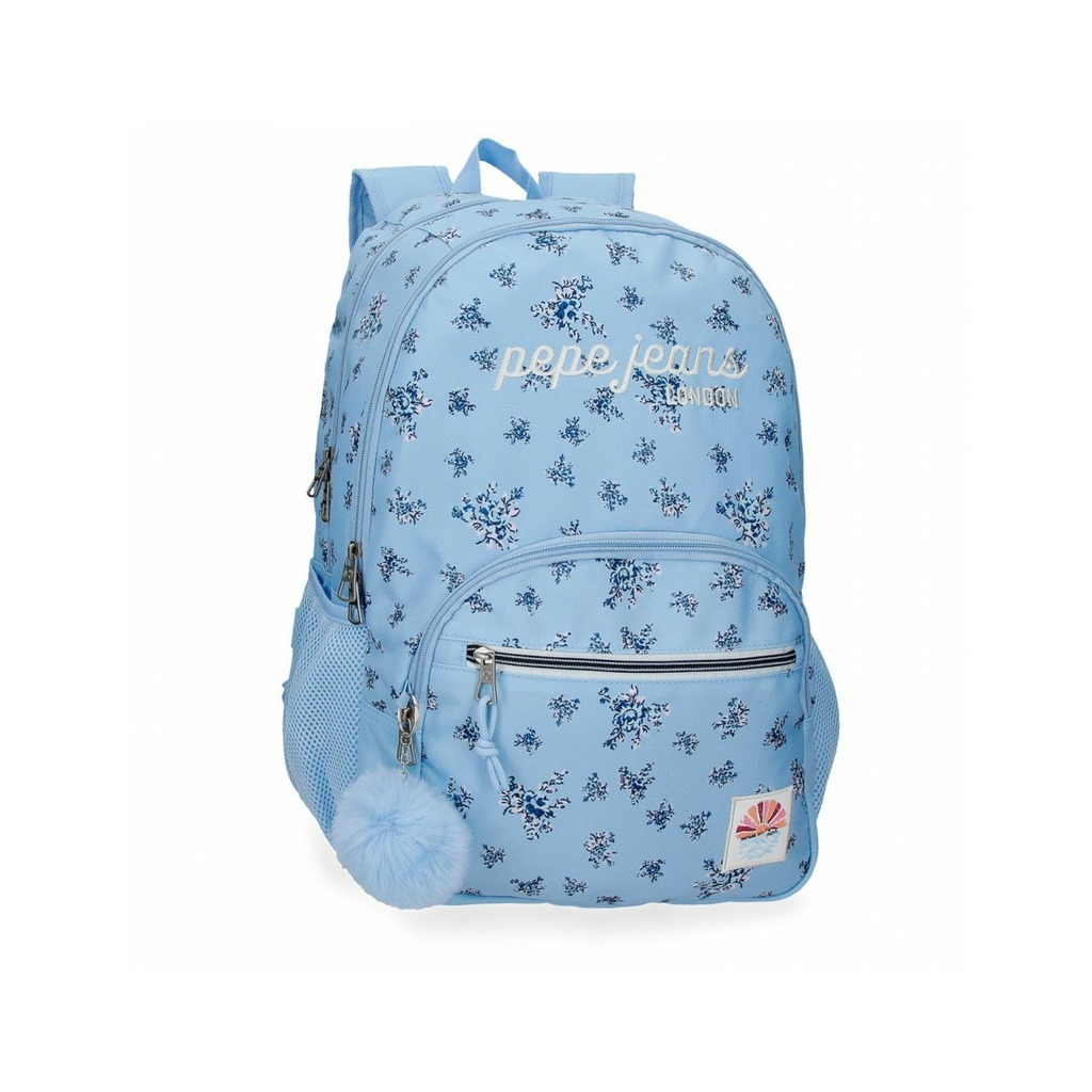 pepe jeans mochila adap. 44cm 2c "olivia" azul cla
