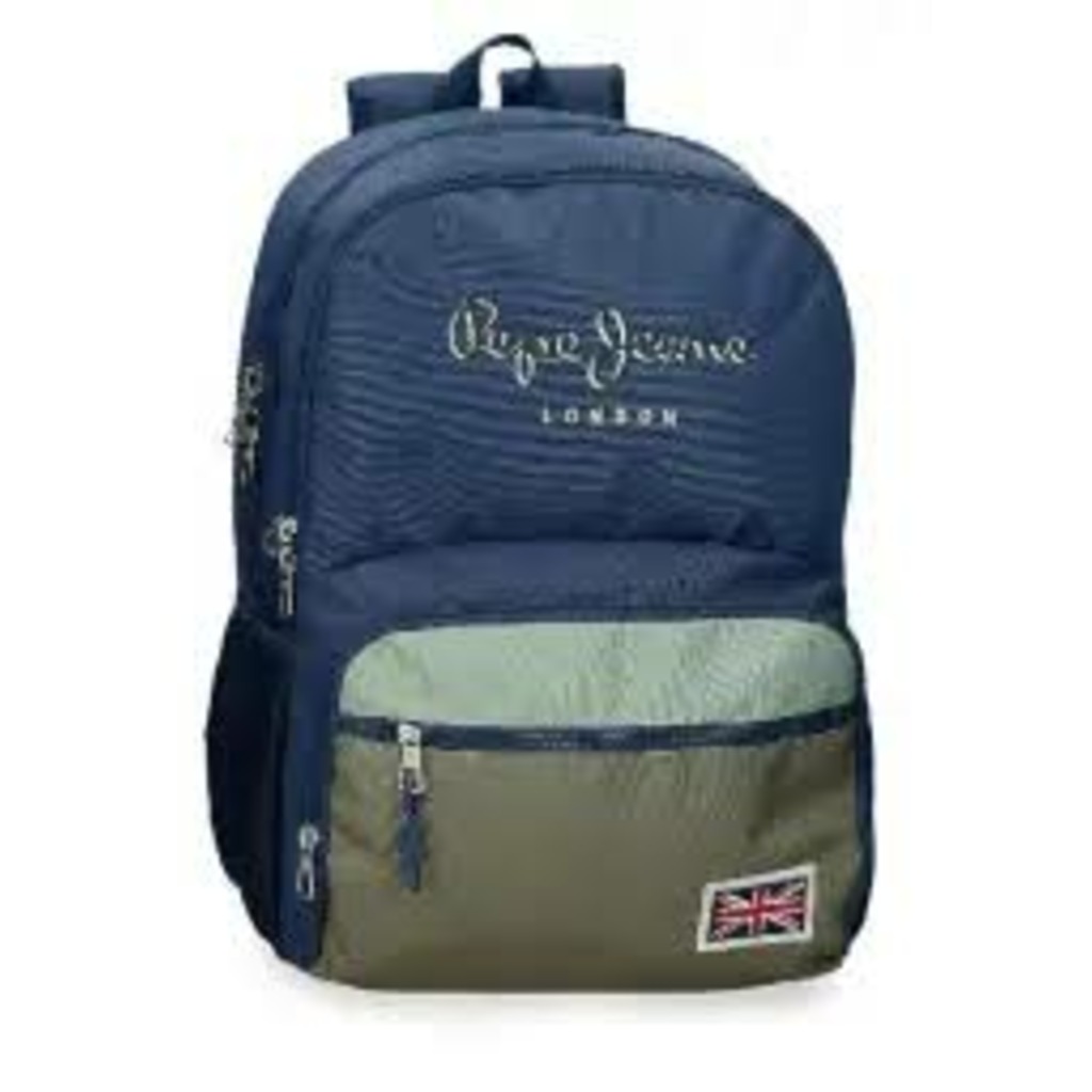pepe jeans mochila adap. 46cm 2c "arwyn" marino