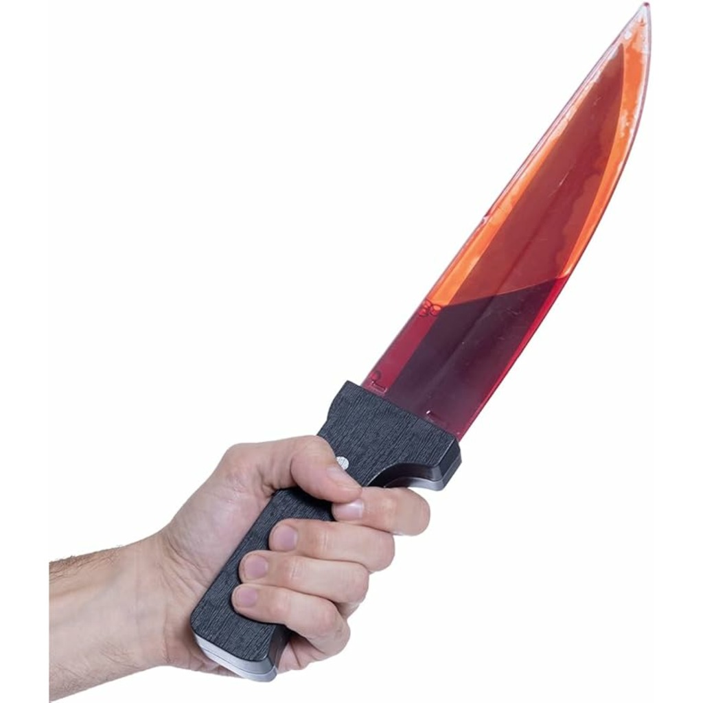 cuchillo psycho con sangre 40cm
