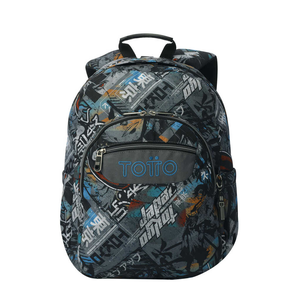 mochila escolar acuareles - okubo