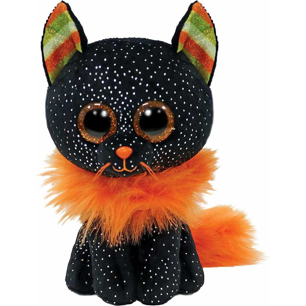 ty: morticia, gato halloween 15cm