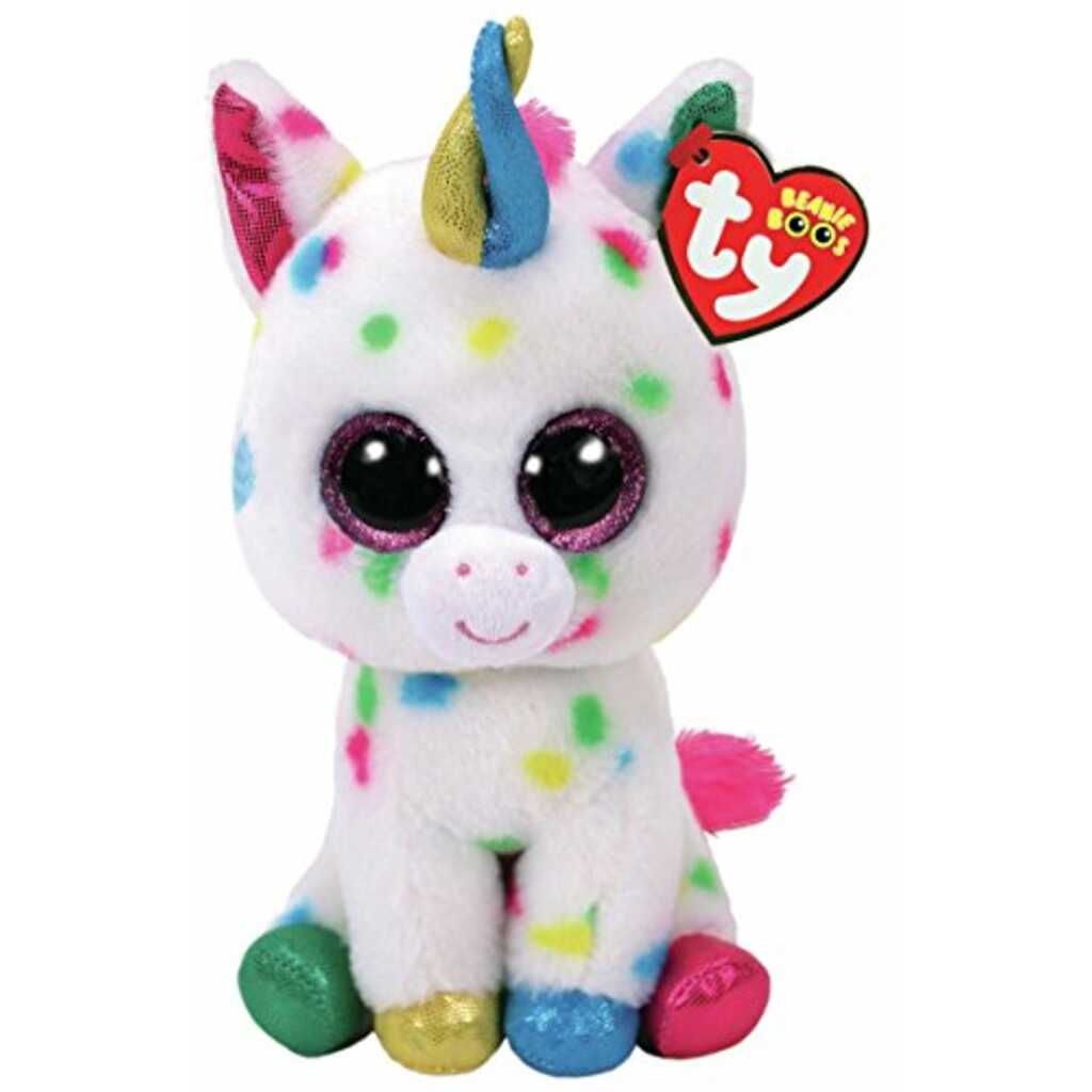 ty: harmonie, unicornio multicolor 15cm