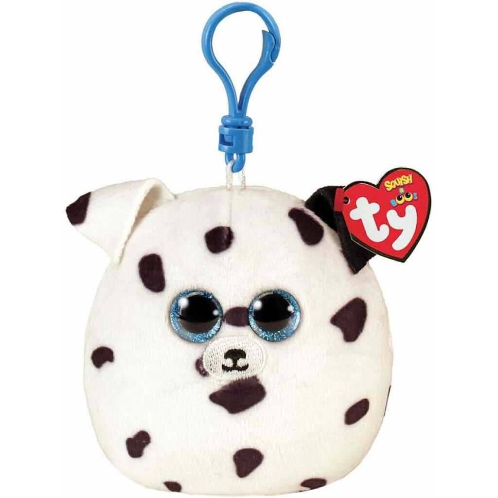 ty squish clip: fetch, dálmata 9cm