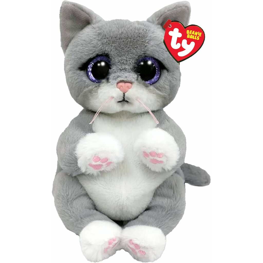ty bellies: morgan, gato gris 15cm