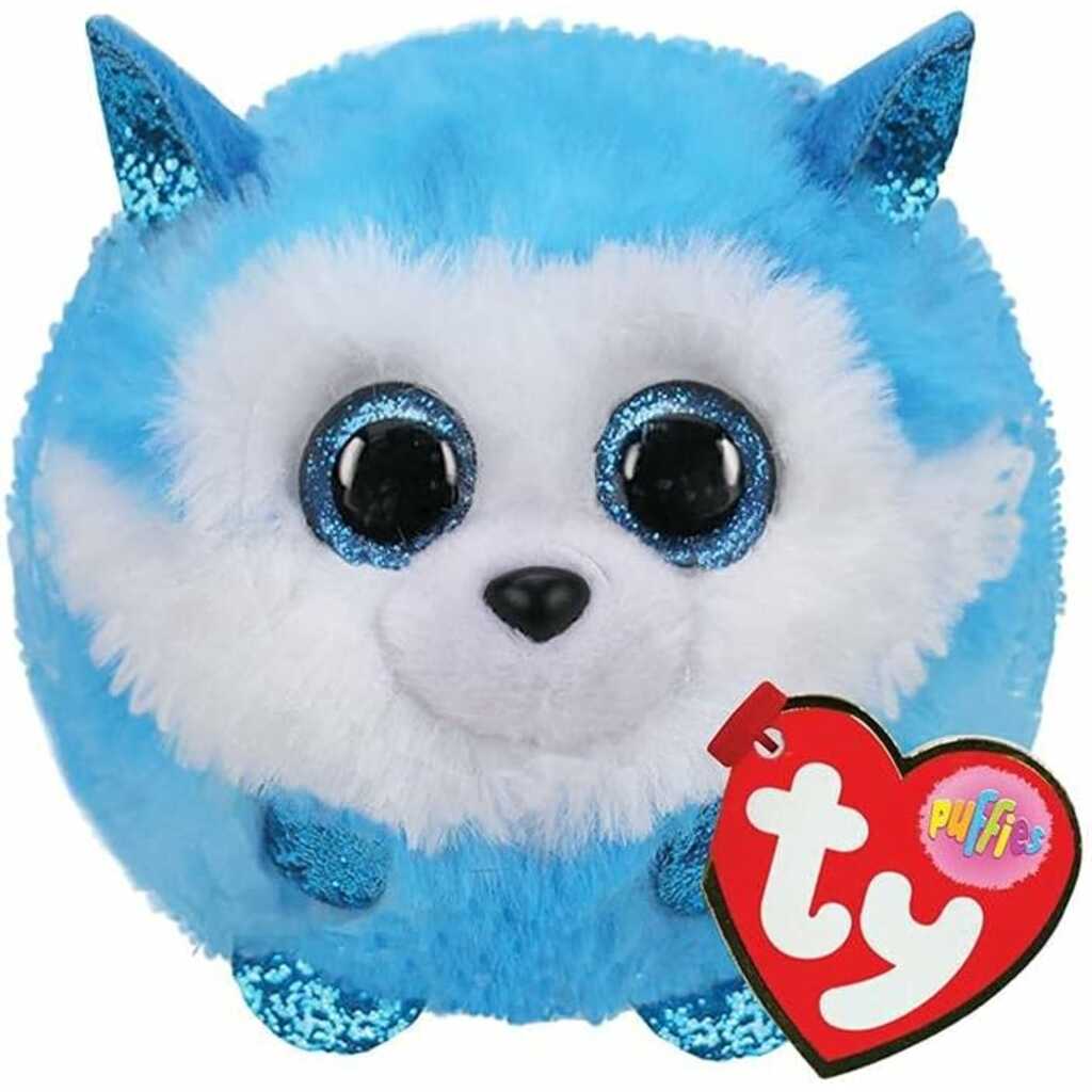ty puffies: prince, husky azul 10cm