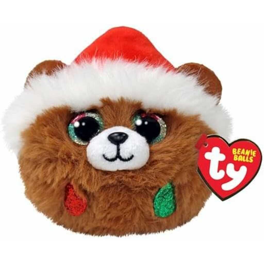 ty puffies: pudding, oso navideño