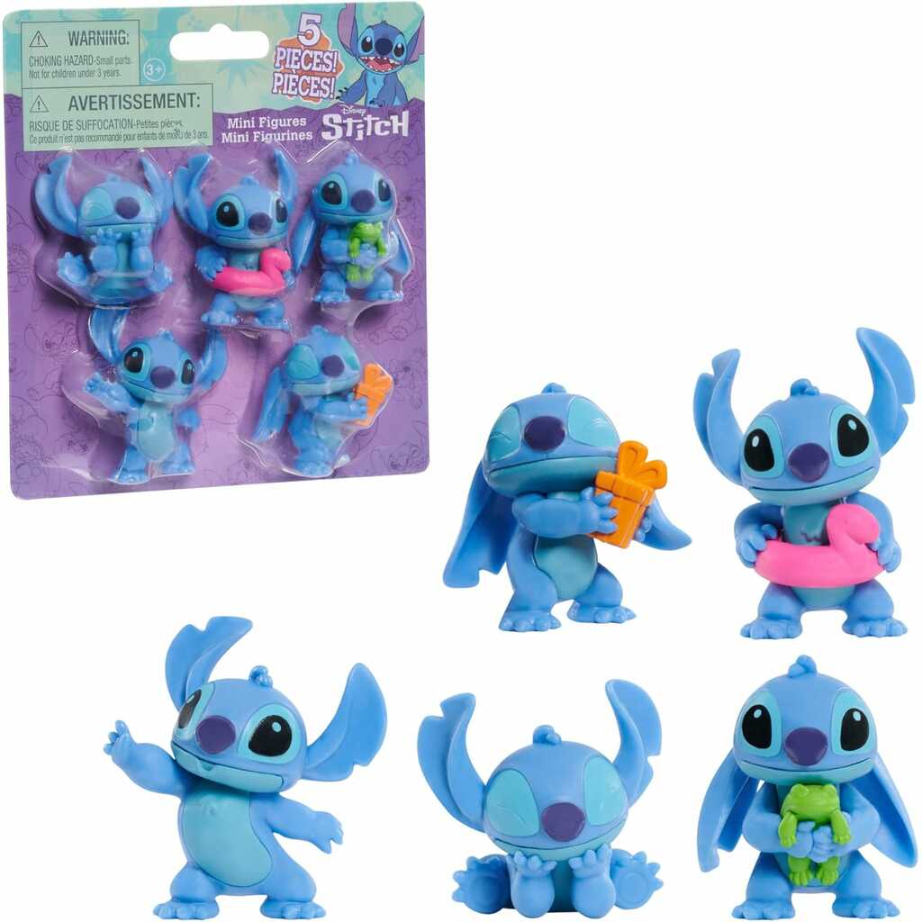 stitch mini figures 5 pack