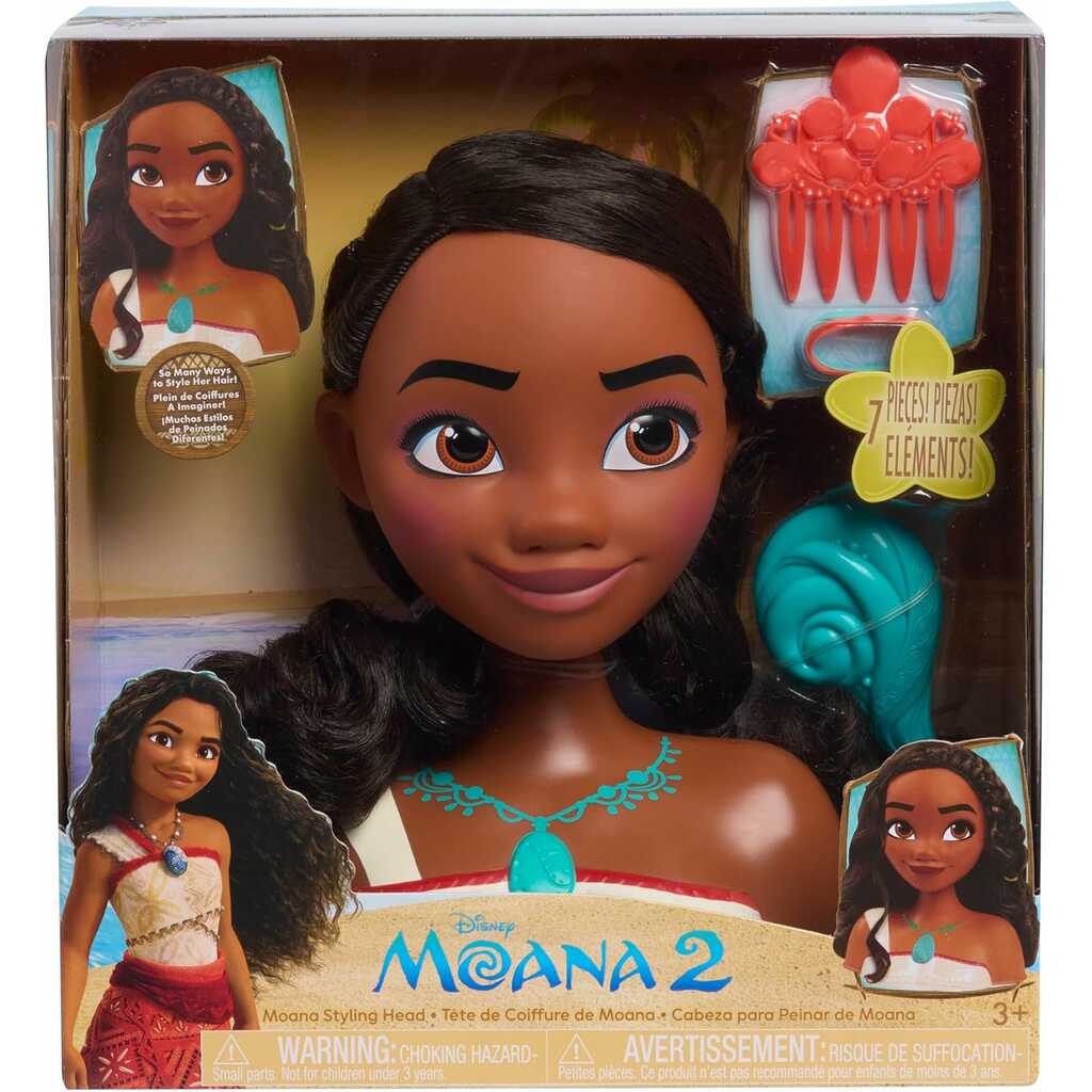 busto peinados vaiana moana 2 disney