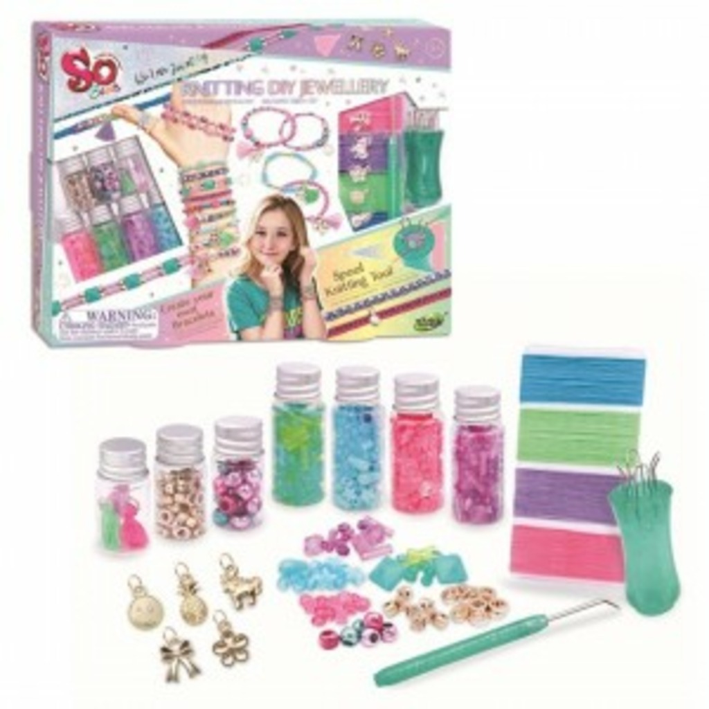 set abalorios con botes con gomas