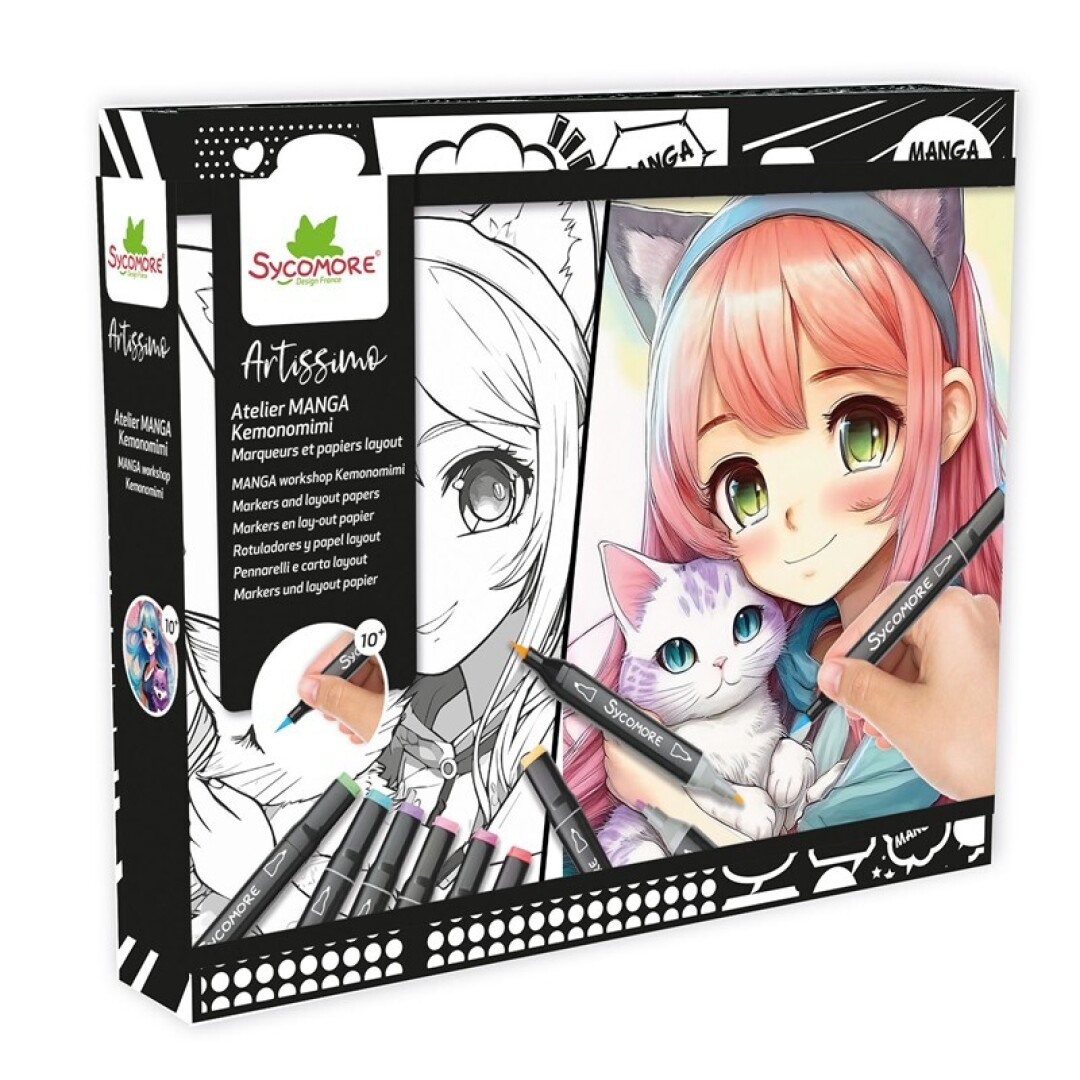 MANGA DISSENY I MARCADORS KEMONOMIMI