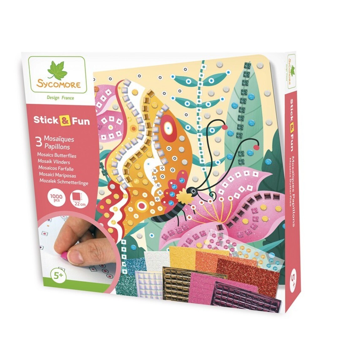 STICK'N FUN MOSAICS PAPALLONES