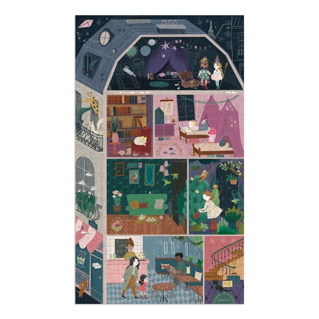  puzzle el hotel particular parisinas 200 piezas de moulin roty