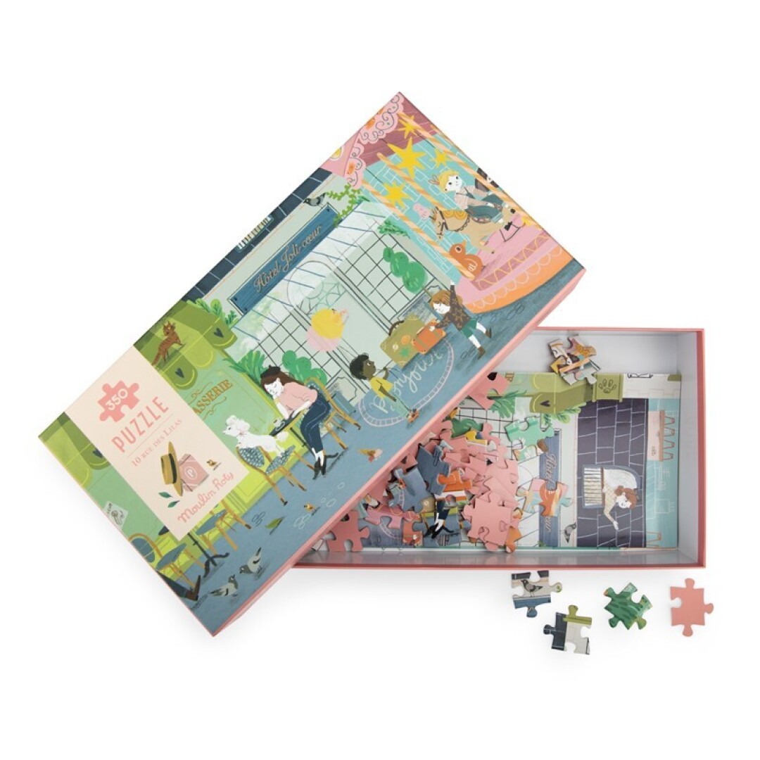  puzzle parisinas 10 rue des lilas 350 piezas de moulin roty