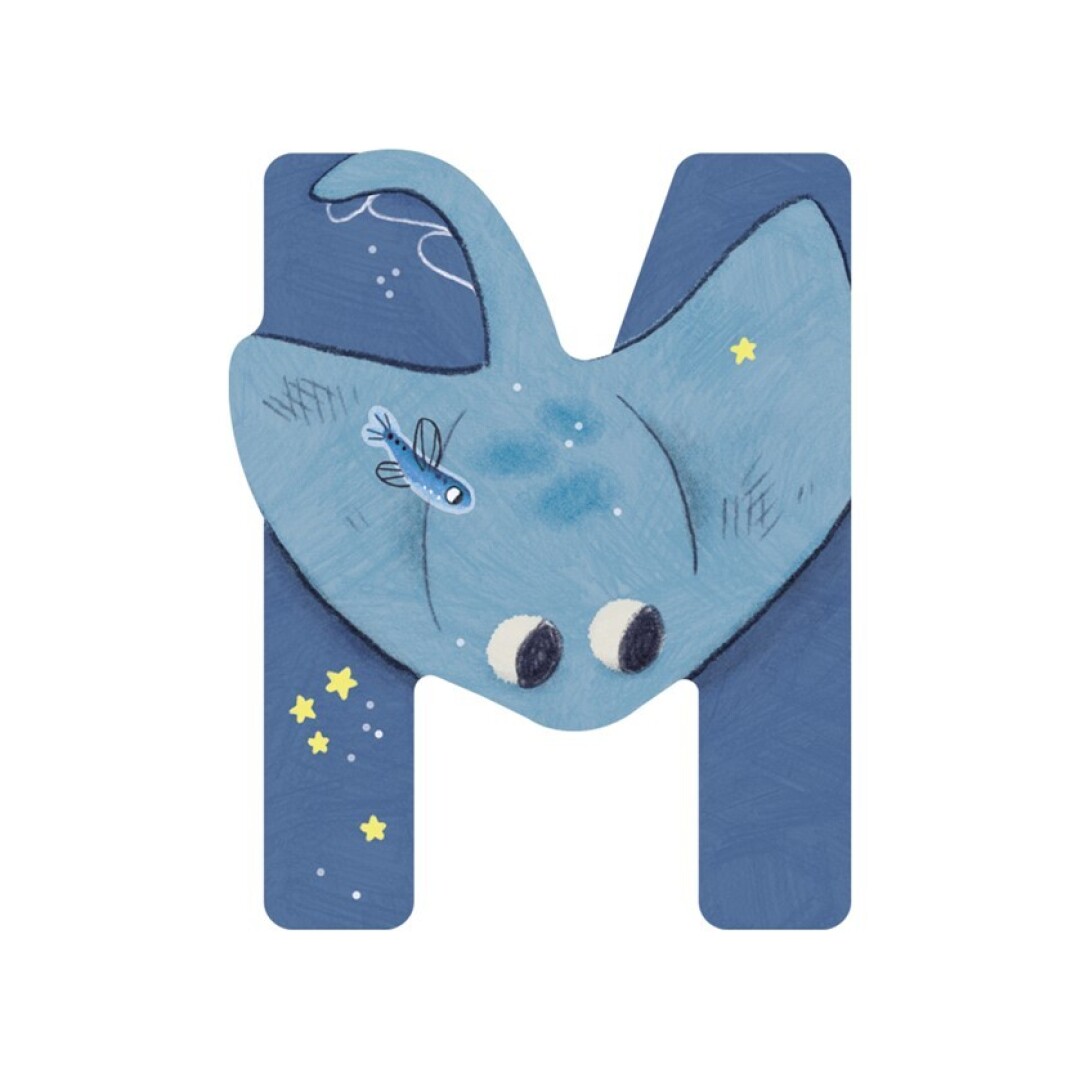  lletra fusta m de moulin roty