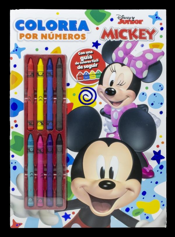 MICKEY. COLOREA POR NÚMEROS