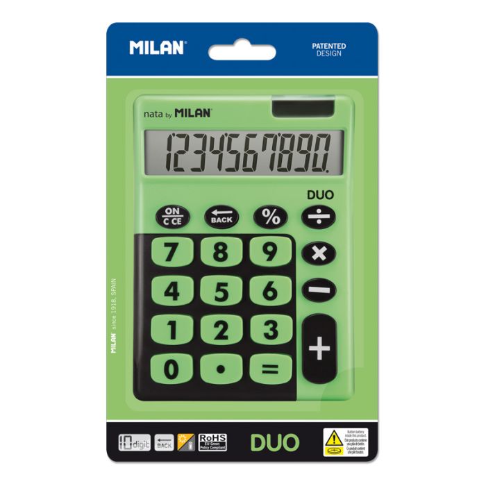 CALCULADORA 10 DÍGITS DUO