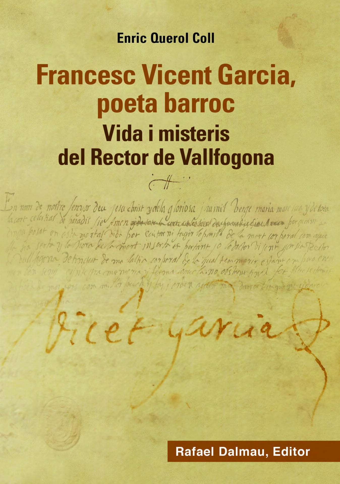 VIDA I MISTERIS DEL RECTOR DE VALLFOGONA