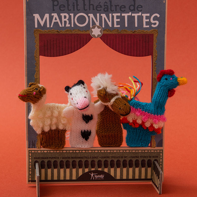 MARIONETAS DE DEDO ANIMALES LONDJI