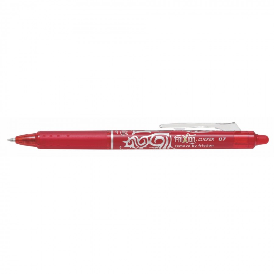  bolígrafo frixion clicker rojo de pilot