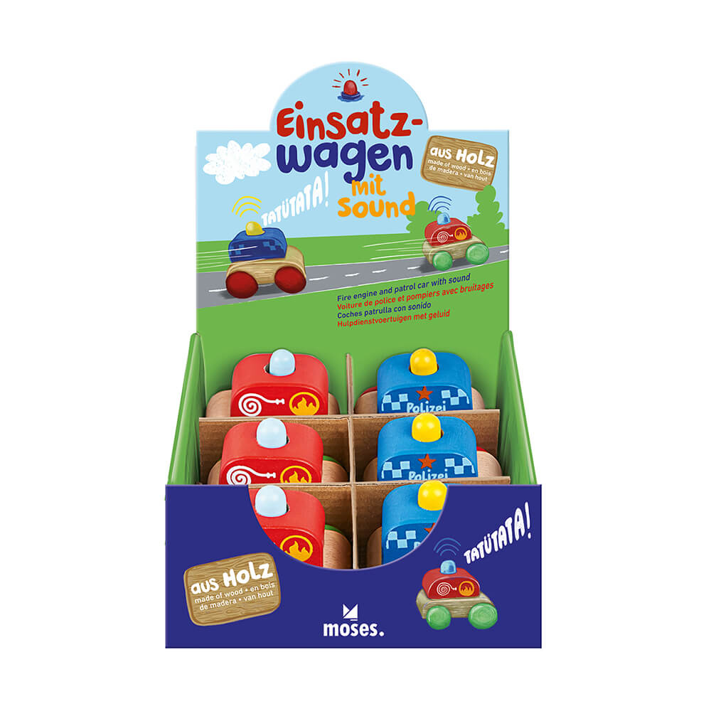 COCHES DE EMERGENCIA DE MADERA