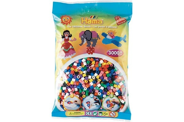 HAMA MIDI 3000 PIEZAS COLORES