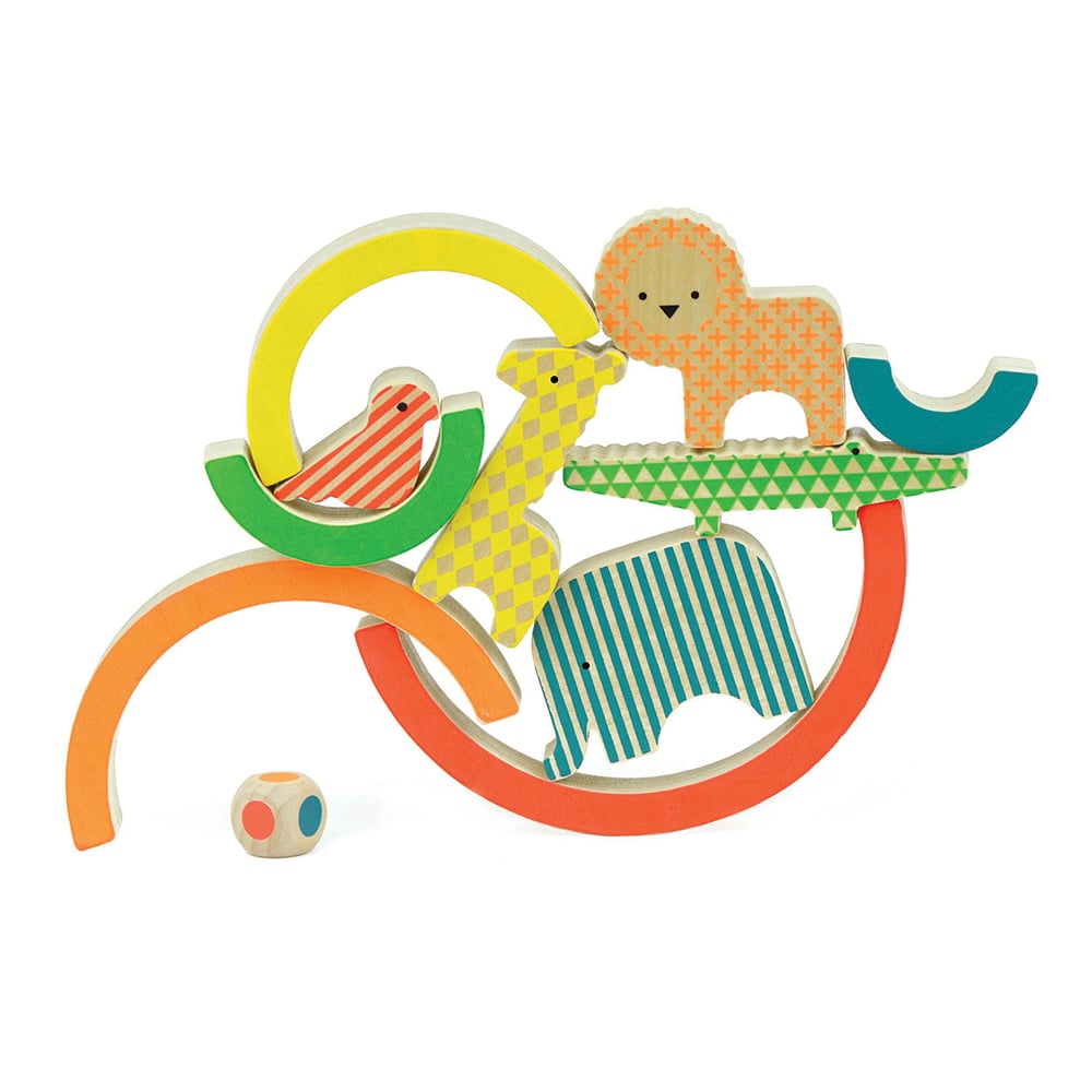 JUEGO DE EQUILIBRIO DE MADERA