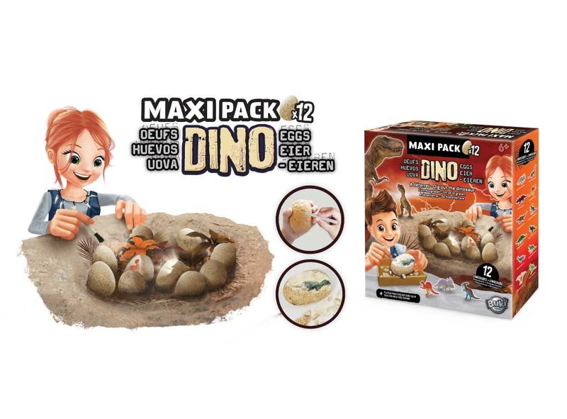 DINO MEGA HUEVOS PACK 12