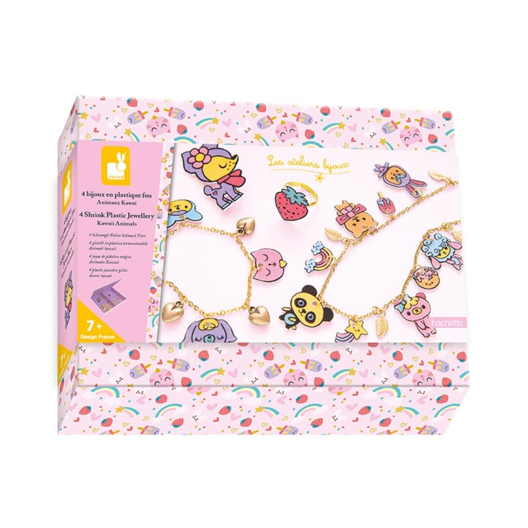 JOYAS DE PLÁSTICO MÁGICO ANIMALES KAWAII