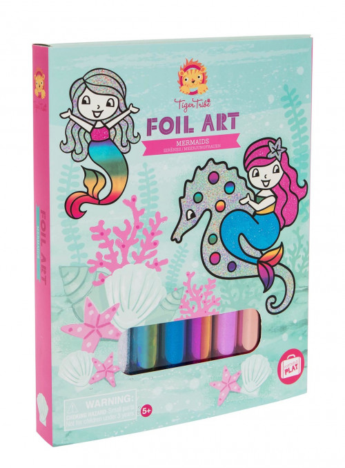 FOIL ART MERMAIDS