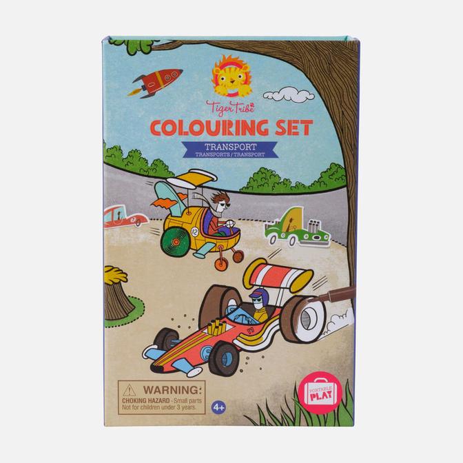 COLOURING SET TRANSPORTE