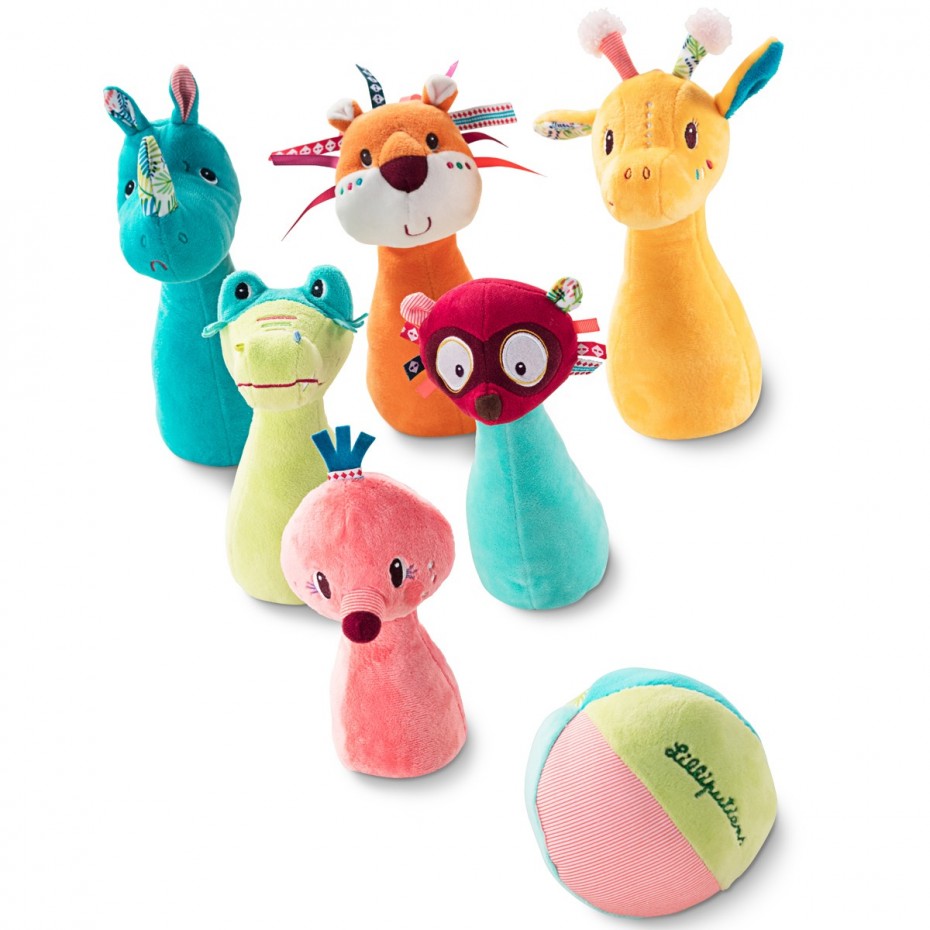 JUEGO DE BOLOS DE LA JUNGLA