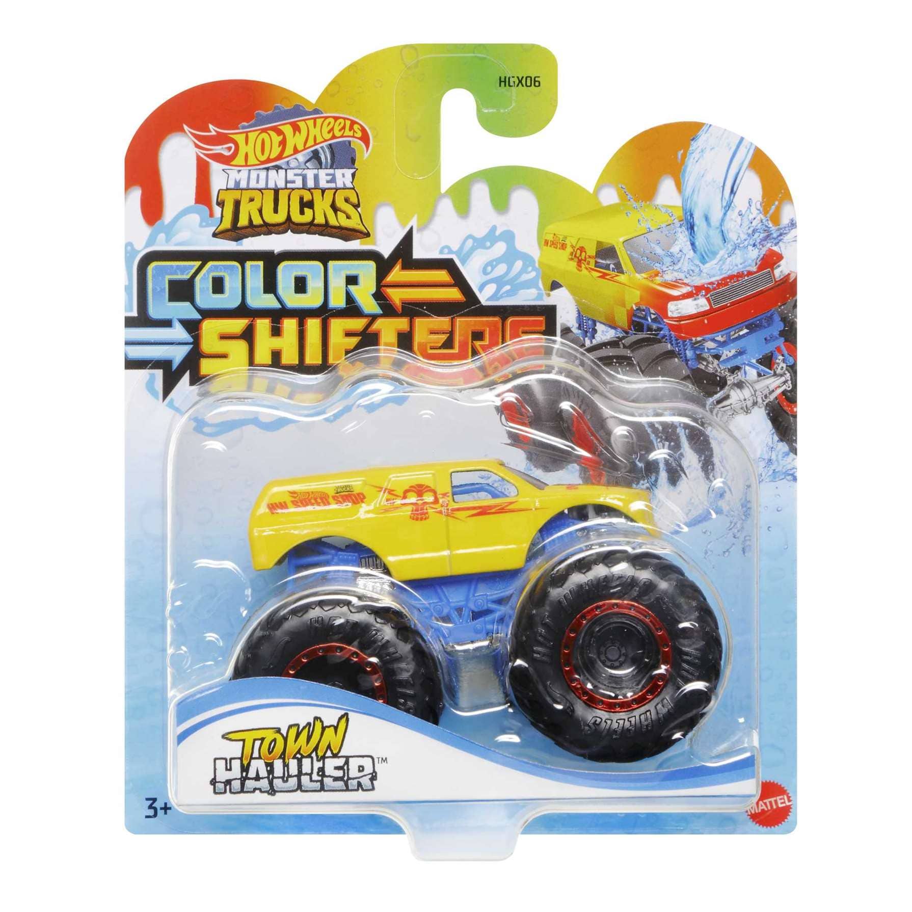 HOT WHEELS MONSTER TRUCKS COLOR