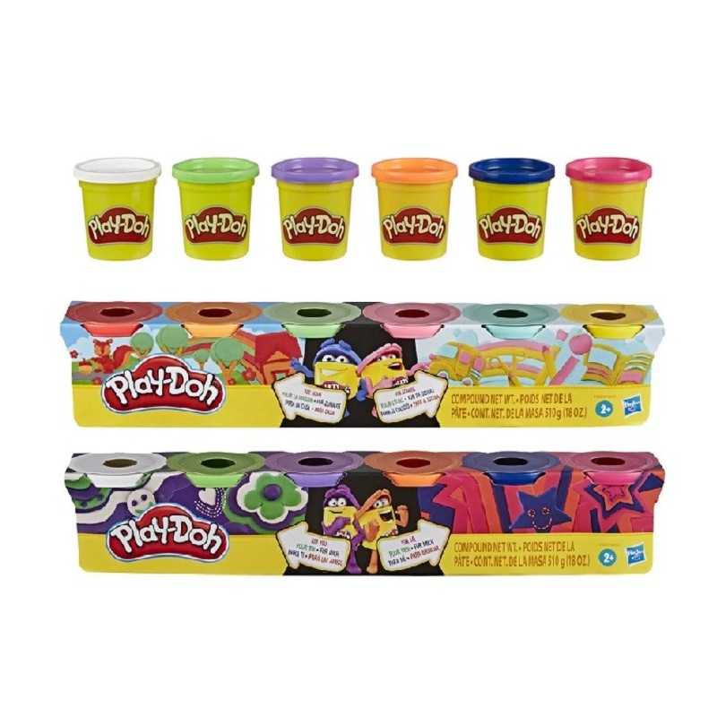 PLAY-DOH 3+3 BOTES