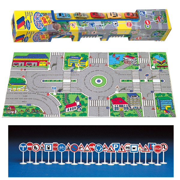 TAPIZ FOAM COCHES CON SEÑALES