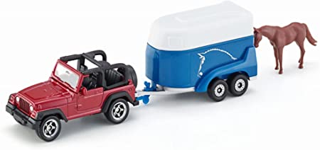 COCHE CON REMOLQUE PARA TRANSPORTE DE CABALLOS