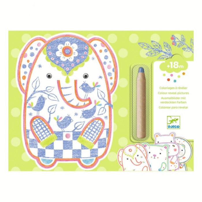 COLOREAR ANIMALES SALVAJES  DJECO