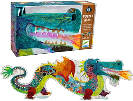 PUZZLE EL DRAGÓN LEÓN DJECO