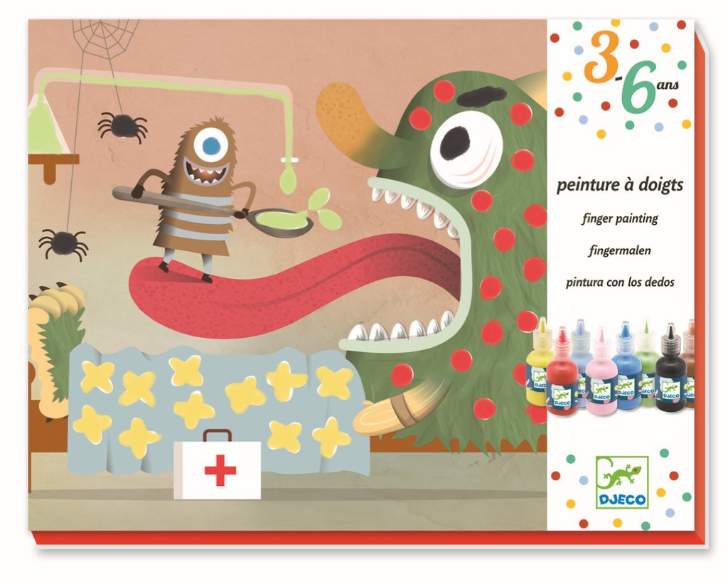 PINTURA DE DITS DECORA LES CRIATURES